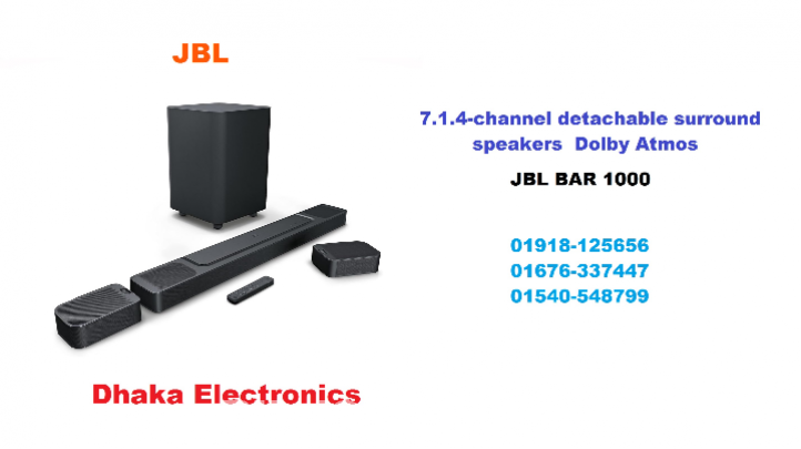 JBL Bar 1000 Dolby Atmos 7.1.4 Soundbar